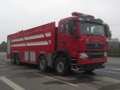 重汽24噸泡沫消防車(chē)(T5G 8*4泡沫消防車(chē))
