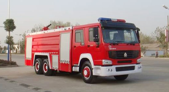 豪沃雙后橋消防車(chē)