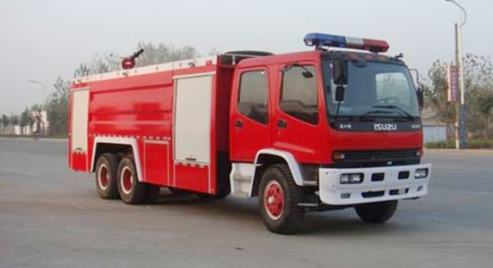 五十鈴雙后橋消防車(chē)