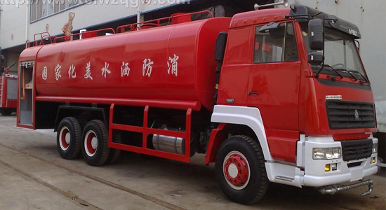 豪沃雙橋消防灑水車(chē)(20T)